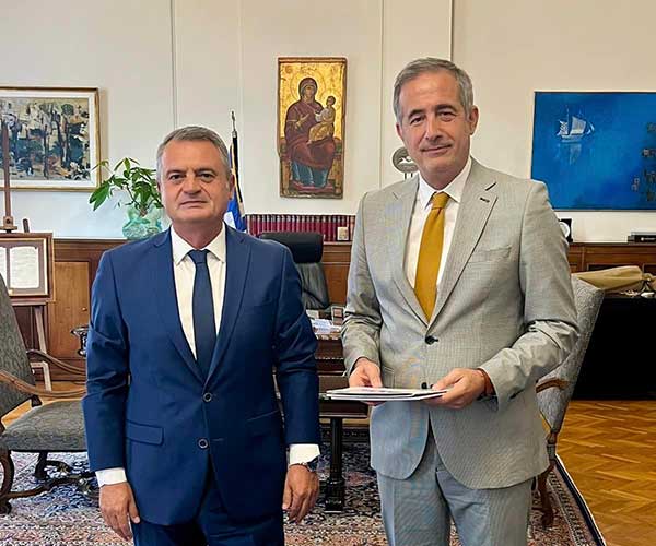 Επίσκεψη του Παναγιώτη Μπογιατζίδη στον Στάθη Κωνσταντινίδη