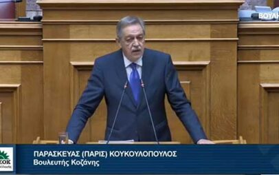 Πάρις Κουκουλόπουλος: «Αδιέξοδη η οικονομική πολιτική της Κυβέρνησης, κερδισμένα μόνο τα ολιγοπώλια»