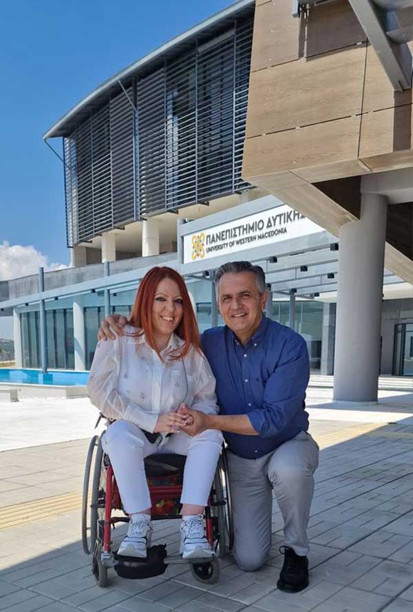 Και η Βασιλική Σιαλβέρα με το Γιώργο Κασαπίδη- Οραματίζομαι μια περιφέρεια υπόδειγμα προσβασιμότητας και συμπερίληψης για όλους