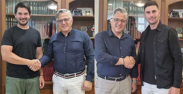 Χρήστος Ζευκλής: Με χαρά καλωσορίζουμε τον Τουλιόπουλο Χρήστο και τον Παπαμητσιόπουλο Αλέξανδρο