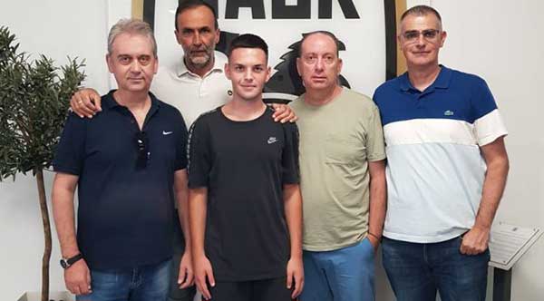 Ο Αντώνης Θεοδοσιάδης της Α.Ε. Κοζάνης στον ΠΑΟΚ Θεσσαλονίκης