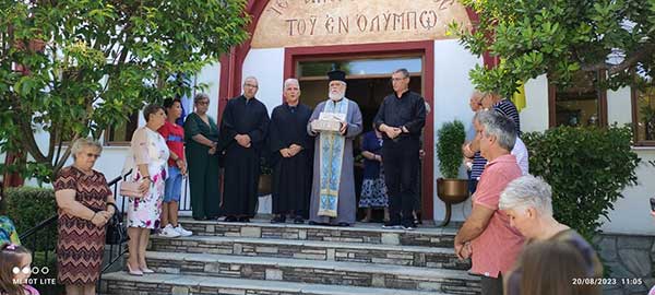 Αναχώρησε από το Βελβεντό και επιστράφηκε στο Μοναστήρι του στον Όλυμπο το ιερό λείψανο του Αγίου Διονυσίου του εν Ολύμπω