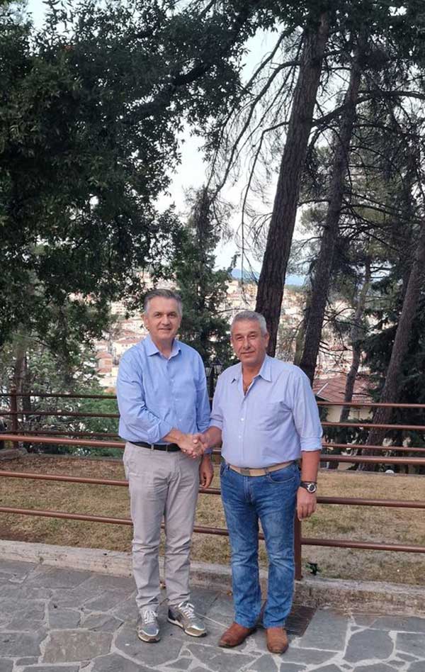 Ο Ηλίας Σίμος, υποψήφιος με το Γιώργο Κασαπίδη