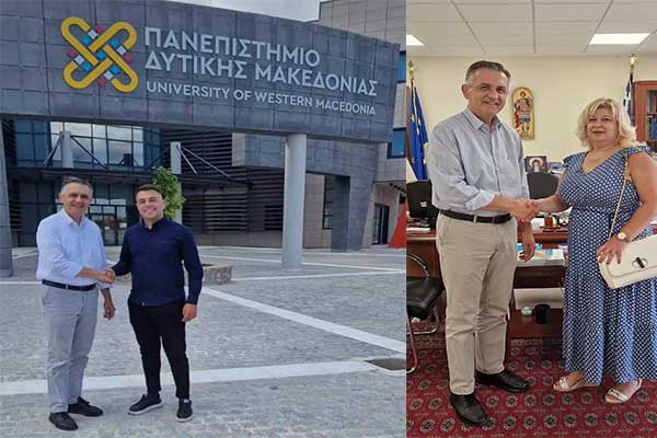 Ο Στέργιος Μπαϊραχτάρης και η Σταυρούλα Καλέσογλου, υποψήφιοι με το συνδυασμό του Γιώργου Κασαπίδη