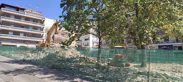 Συνεχίζονται οι εργασίες ανάπλασης της πλατείας Λασσάνη