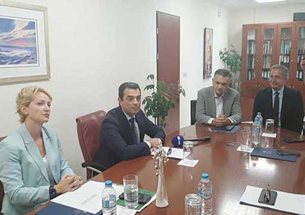 Κώστας Σκρέκας, Αλεξάνδρα Σδούκου και Στάθης Κωνσταντινίδης στη ΖΕΠ: Είμαστε εδώ για να στηρίξουμε το Γιώργο Κασαπίδη
