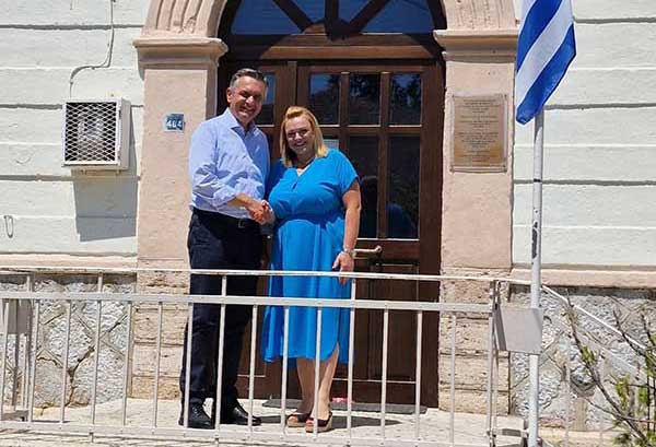 Η Χριστίνα Τασοπούλου υποψήφια με τον Γιώργο Κασαπίδη