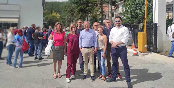 «Κοζάνη – Τόπος Να Ζεις»: Επίσκεψη στο Πανεπιστήμιο Δυτικής Μακεδονίας, στη ΔΟΥ Κοζάνης και συμμετοχή στη διαμαρτυρία των εργαζομένων στο νοσοκομείο
