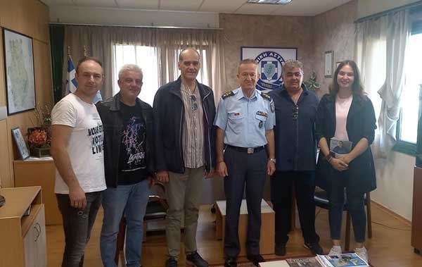 Επίσκεψη του υποψήφιου δημάρχου Κοζάνης κ.Σταύρου Καμπουρίδη στα γραφεία του ΙΚΑ και στο Αστυνομικό Μέγαρο Κοζάνης