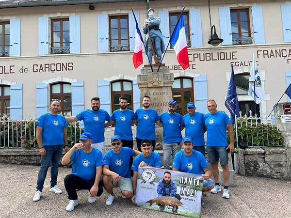 Η εθνική ομάδα αλιείας στη Γαλλία με τη συμμετοχή του PFC