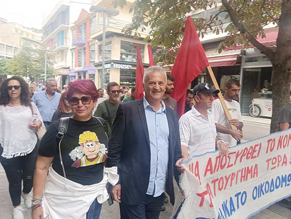 Δήλωση του Μιχάλη Καραμπατζιά, υποψήφιου Δημάρχου Βοΐου με τη Λαϊκή Συσπείρωση, από την απεργιακή συγκέντρωση