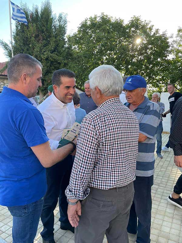 Χάρης Κάτανας: Η περιοδεία συνεχίστηκε σε Ρύμνιο, Μικρόβαλτο, Τρανόβαλτο, Λαζαράδες και Ελάτη