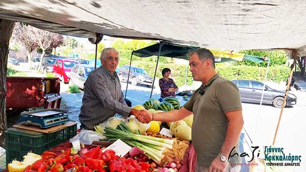 Ο υποψήφιος δήμαρχος Κοζάνης Γιάννης Κοκκαλιάρης επισκέφθηκε τις λαϊκές αγορές σε Σκ’ρκα και Ηπειρώτικα