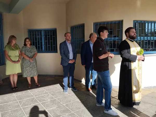 Στον αγιασμό του ΕΕΝΕΕΓΥΛ Κοζάνης στην Άνω Κώμη παραβρέθηκε ο Χάρης Κουζιάκης