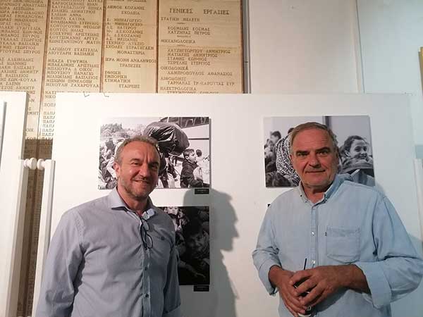 Την έκθεση φωτογραφίας “Ματιές στο χρόνο” του Μανόλη Κουτσοσίμου επισκέφθηκε ο επικεφαλής της Δημοτικής Κίνησης, Χάρης Κουζιάκης