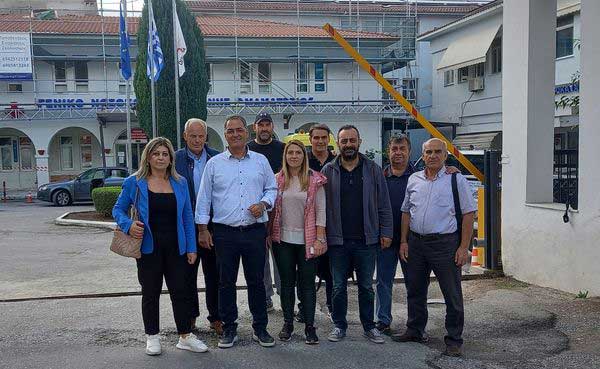 Στο Μαμάτσειο Νοσοκομείο Κοζάνης βρέθηκε η παράταξη “Μαζί για την Κοζάνη”