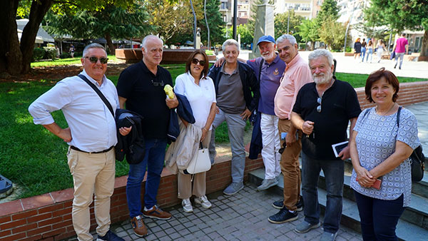 Η Γεωργία Ζεμπιλιάδου στη Λαϊκή αγορά και στα Εμπορικά καταστήματα των Γρεβενών και στην Άνω Κώμη