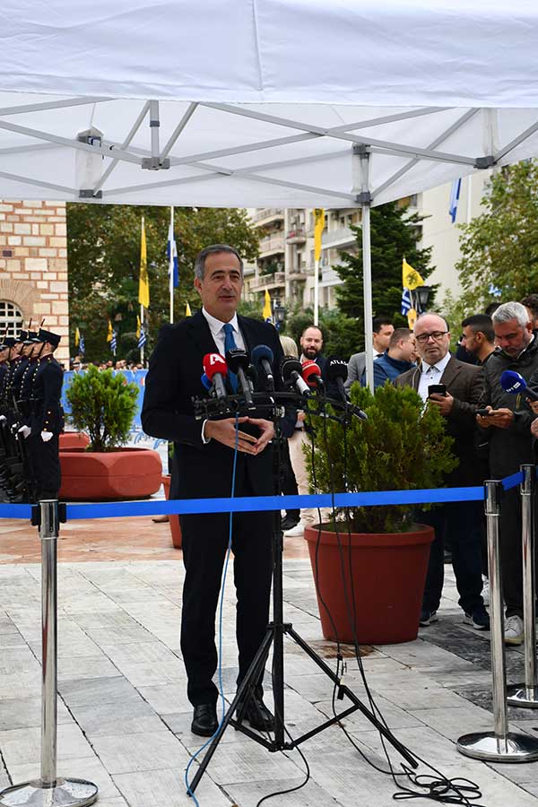 Δήλωση του υφυπουργού Μακεδονίας και Θράκης κ. Στάθη Κωνσταντινίδη για την εορτή του πολιούχου Αγίου Δημητρίου και την επέτειο απελευθέρωσης της Θεσσαλονίκης