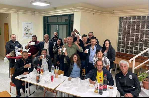 Ευχαριστήριο του πρώτου σε ψήφους συνδυασμού στον Άγιο Δημήτριο Κοζάνης