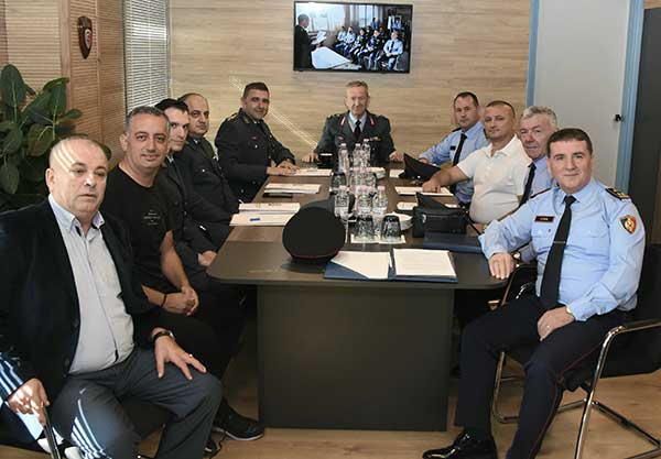 Συνάντηση του Γενικού Περιφερειακού Αστυνομικού Διευθυντή Δυτικής Μακεδονίας, με υπηρεσιακούς παράγοντες της Αλβανικής Αστυνομίας