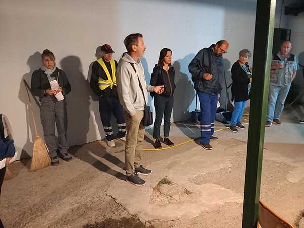 Περιοδεία κλιμακίου της Λαϊκής Συσπείρωσης στα συνεργεία καθαριότητας του Δήμου Κοζάνης