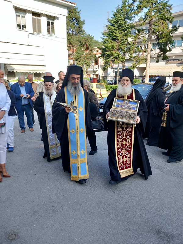 Το “Μαμάτσειο” υποδέχθηκε την Τίμια Ζώνη της Παναγίας