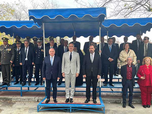 Ο Υφυπουργός Μακεδονίας και Θράκης κ. Στάθης Κωνσταντινίδης στα ελευθέρια της Φλώρινας