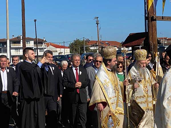 Ο Γιώργος Αμανατίδης στον Ιερό Ναό Αγίου Νεκταρίου στο Άργος Ορεστικό