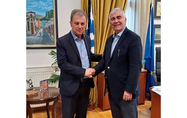 Συνάντηση του Γραμματέα Αποκεντρωμένης Διοίκησης Σεραφείμ Λιάπη με το νέο Περιφερειάρχη Δυτικής Μακεδονίας Γιώργο Αμανατίδη