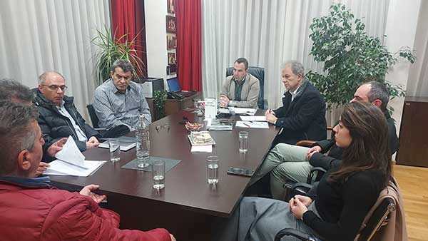 Ο Γιώργος Αμανατίδης στο Δημαρχείο Καστοριάς