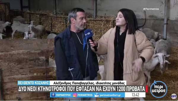 Ο Βελβεντινός κτηνοτρόφος Αλέξανδρος Παπαβαγγέλας: “Κάνουμε την προσευχή μας να μην αρρωστήσουμε”