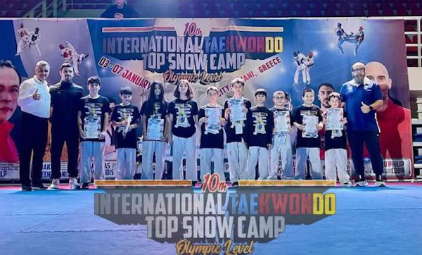 O Α.Σ Τaekwondo Αριστόμαχος συμμετείχε στο 10th International Taekwondo Snow Camp