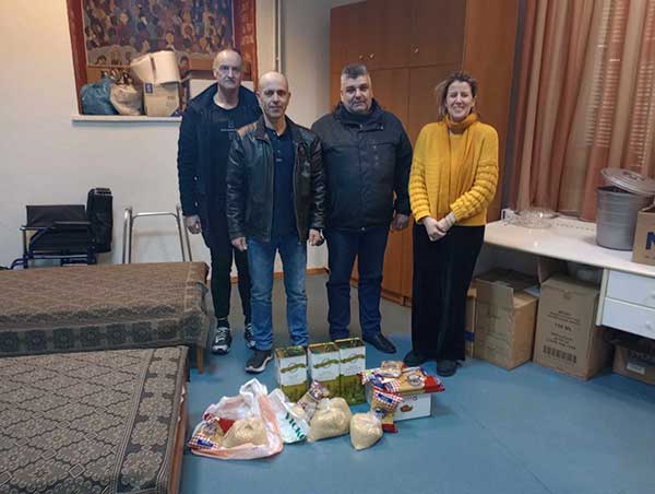Δωρεά τροφίμων στο Συσσίτιο Απόρων Δημοτών Κοζάνης στη μνήμη του Δημήτρη Καρακούλα από την Ένωση Στρατιωτικών Π.Ε. Κοζάνης