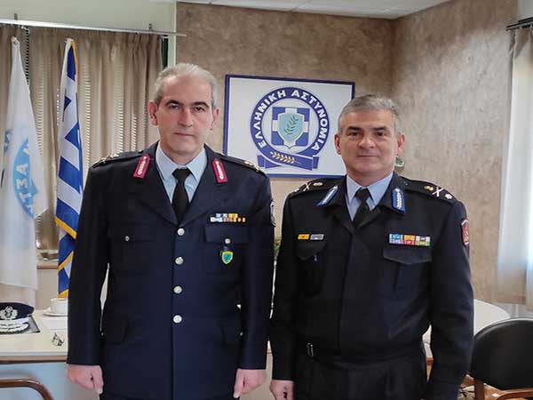 Επίσκεψη του Διοικητή Πυροσβεστικών Υπηρεσιών Περιφέρειας Δυτικής Μακεδονίας,με τον νέο Γενικό Περιφερειακό Αστυνομικό Διευθυντή, Ταξίαρχο κ. Κωνσταντίνο Σπανούδη