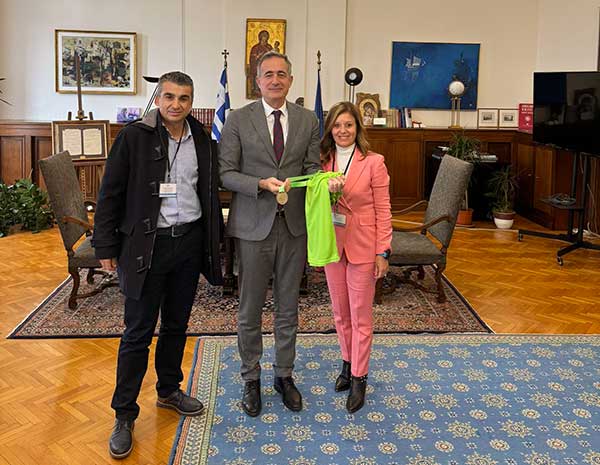 Σύλλογος Δρομέων Υγείας Κοζάνης: Εθιμοτυπική επίσκεψη στον Υφυπουργό Εσωτερικών Στάθη Κωνσταντινίδη