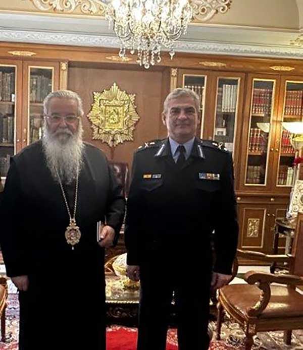 Εθιμοτυπική επίσκεψη του Διοικητή της ΠΕ.ΠΥ.Δ. Δυτικής Μακεδονίας στον Μητροπολίτη Σερβίων & Κοζάνης κ.κ. Παύλο