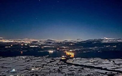 Φωτογραφία της ημέρας: Το χιονισμένο τοπίο από την Καστανιά Σερβίων