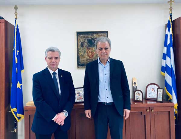 Συνάντηση του περιφερειάρχη Γιώργου Αμανατίδη με τον αν. Γραμματέα στη Νέα Δημοκρατία – Γραμματεία Παραγωγικών Τομέων