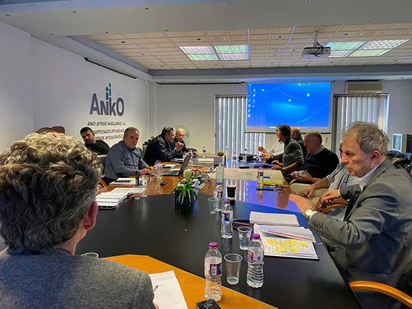 Ειδική συνάντηση για έργα υποδομών, χρηματοδοτικά εργαλεία κ.α. στην αίθουσα συσκέψεων της ΑΝΚΟ