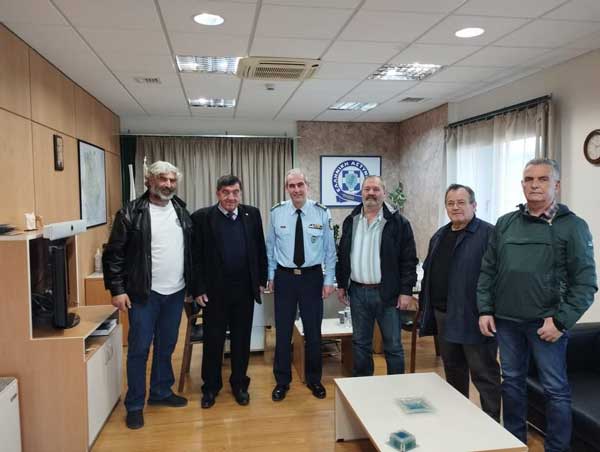 Εθιμοτυπική επίσκεψη του Συλλόγου Αποστράτων Σωμάτων Ασφαλείας Κοζάνης στον Γενικό Περιφερειακό Αστυνομικό Διευθυντή Δυτικής Μακεδονίας