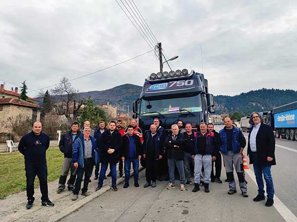 Χρήστος Ελευθερίου: Είμαστε εδώ για να παλέψουμε και να συμπαρασταθούμε στον αγώνα των ιδιοκτητών φορτηγών