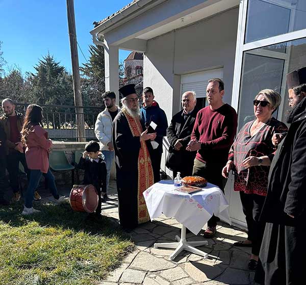 Η κοπή πίτας στην κοινότητα Δρεπάνου