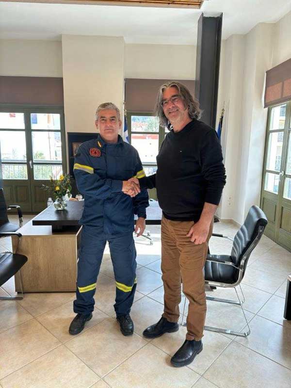 Επισκέψεις πραγματοποίησε ο Διοικητής της ΠΕ.ΠΥ.Δ. Δυτικής Μακεδονίας, Αρχιπύραρχος Νικόλαος Μητσιογιάννης
