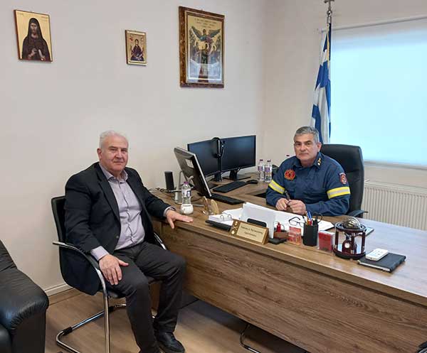 Συνάντηση εργασίας πραγματοποιήθηκε μεταξύ του Νικόλαου Μητσιογιάννη και του Ιωάννη Κιοσσέ