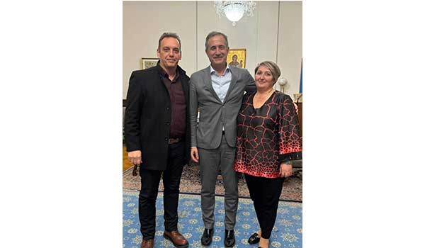 Επίσκεψη στο Υπουργείο Μακεδονίας- Θράκης από τον Παπαδημητρίου Φ. και την Τριανταφυλλίδου Σ.