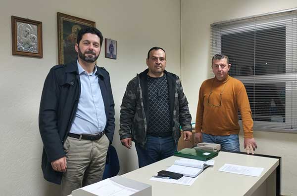 Τους Προέδρους Ακρινής και Ρυακίου συνάντησαν οι Αντιδήμαρχοι Κώστας Βόμβας και Νεκτάριος Ελευθεριάδης