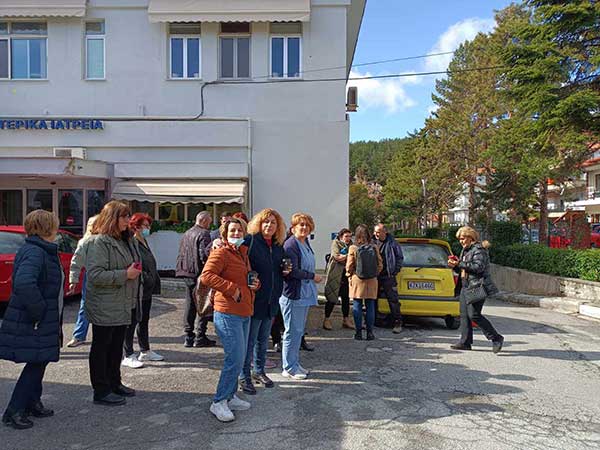 Στάση εργασίας εργαζόμενων στο Μαμάτσειο για τους συμβασιούχους μέσω προγραμμάτων ΔΥΠΑ