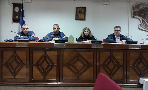 Σύσκεψη με αντικείμενο την πολιτική προστασία στο Δήμο Εορδαίας με τους Προέδρους των Κοινοτήτων