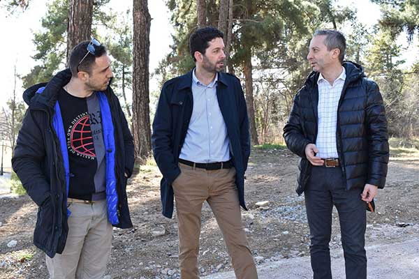 Στον Δημοτικό Κήπο Κοζάνης ο Αντιδήμαρχος Τεχνικών Έργων Κώστας Βόμβας
