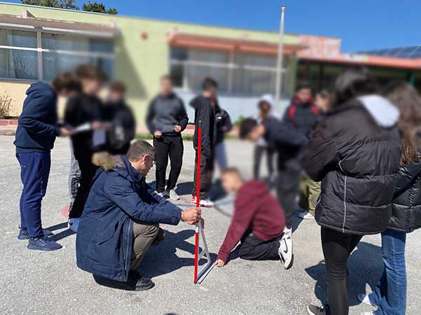 Το πείραμα του Ερατοσθένη στο 3ο Γυμνάσιο Κοζάνης